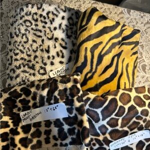 Animal Print Faux Fur Fabric Bundle
